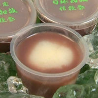 冷やし白玉しるこ
