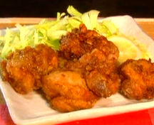 食べ黒唐揚げ