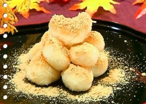 余ったそうめんでお月見団子
